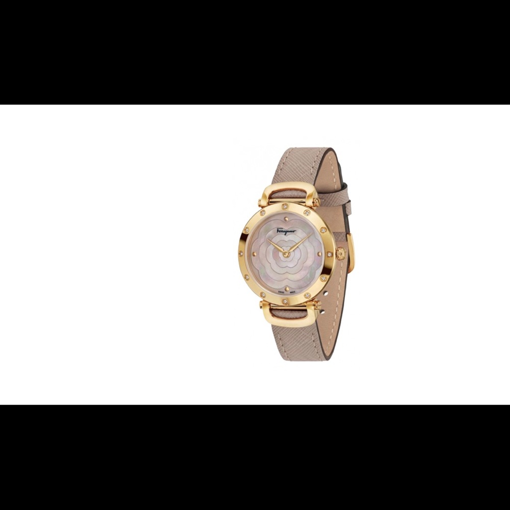 Salvadore Ferragamo Watch - Beige color